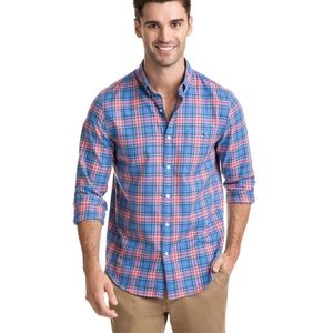 Vineyard Vines Plaid Slim Fit Tucker Flannel Shirt